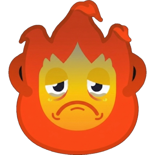 Fitelo mascot, sad pose